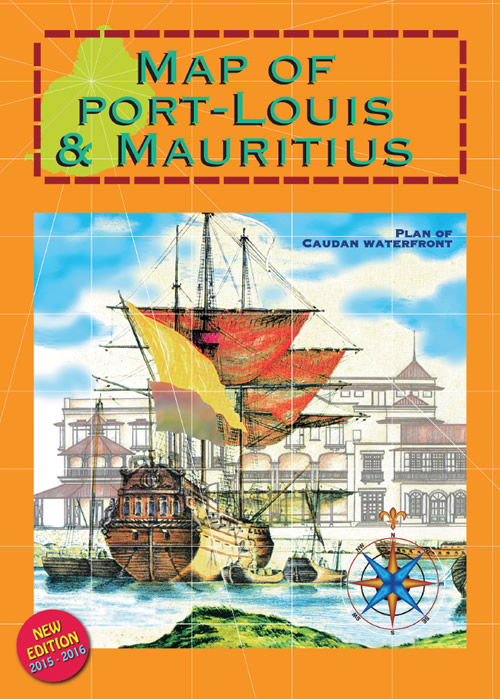 Map of Port Louis and Mauritius